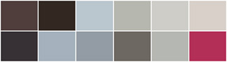 Colour Swatch Results from Dulux Colour Scheme Tool