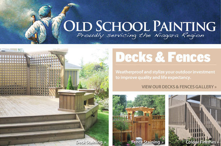 Deck & Fence Refinishing & Staining Services from Old School Painting