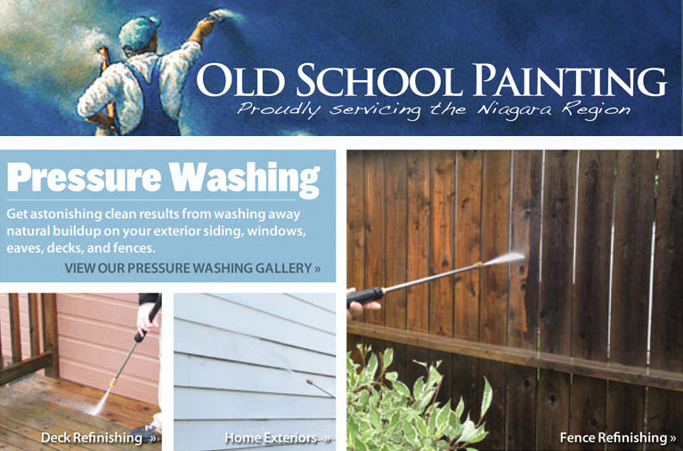 Pressure Washing Services from Old School Painting
