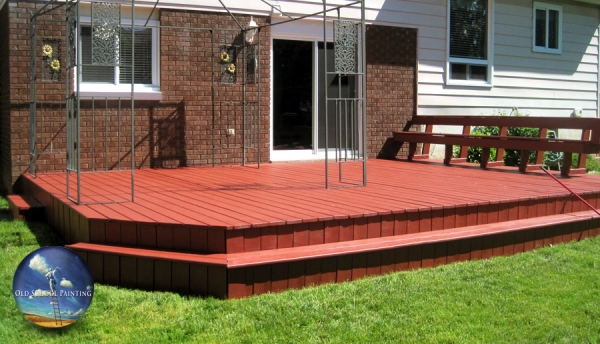 Classic Backyard Deck Strip, Wash, Sand, &amp; Stain Refinishing in St Catharines