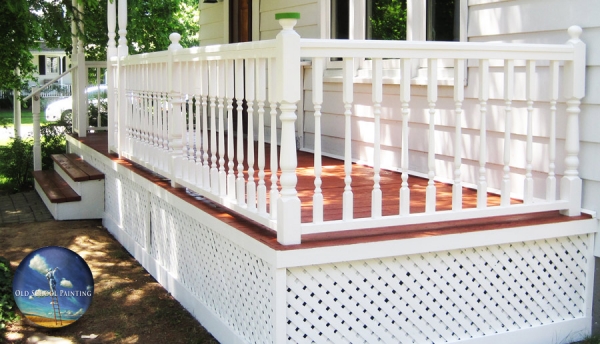 Front porch colour transformation increases curb appeal